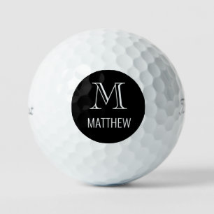 Pelotas De Golf Nombre personalizado y título inicial Pro VI