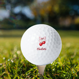Pelotas De Golf Nombre rosa del arco del cerezo