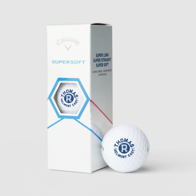 Pelotas De Golf Nombre y equipo del personalizado de deportes de t (Embalaje)