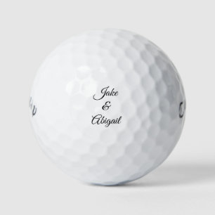 Pelotas De Golf Nombres de parejas de escritura Personalizado pers