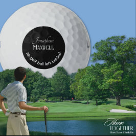 Pelotas De Golf Nombres personalizados modernos Humor divertido bl