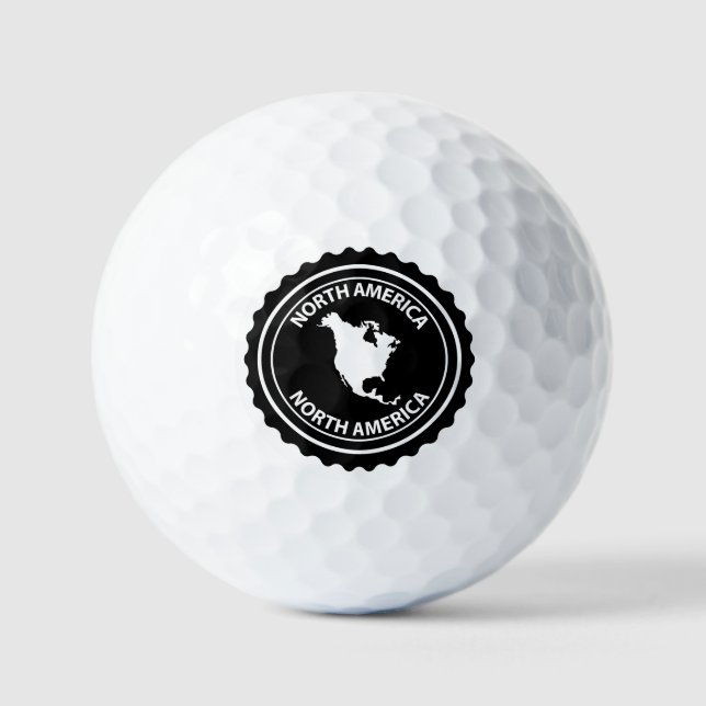 Pelotas De Golf Norteamérica (Anverso)