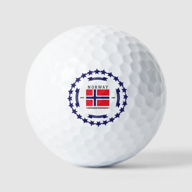 Pelotas De Golf Noruega (Anverso)