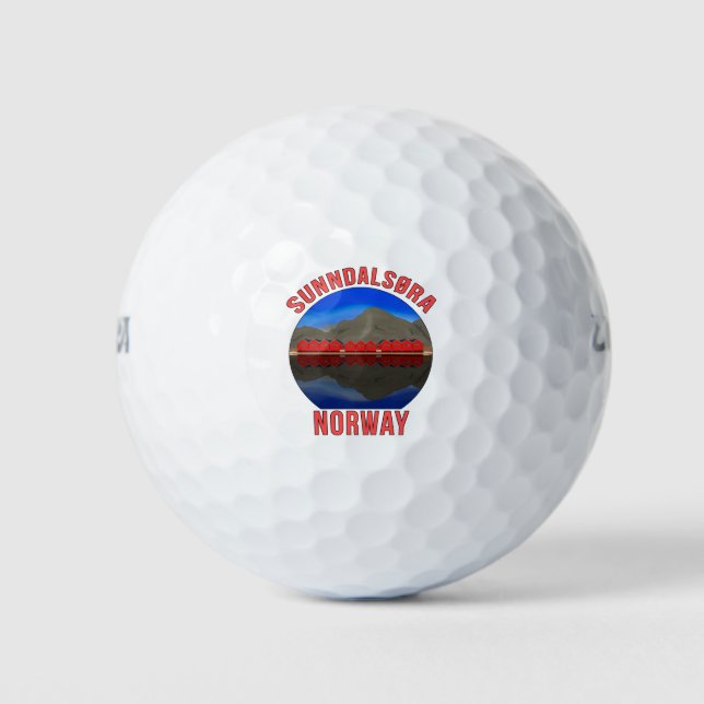 Pelotas De Golf Noruega Sunndalsøra Travel Noruega (Anverso)