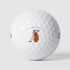 Pelotas De Golf 'Nos Casamos - ¡Ahora Vamos a Jugar Golf!' Boda