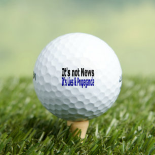 Pelotas De Golf Noticias falsas mentiras y propaganda texto negro