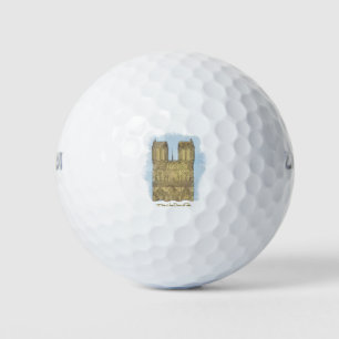 Pelotas De Golf Notre-dame-acuarela_02