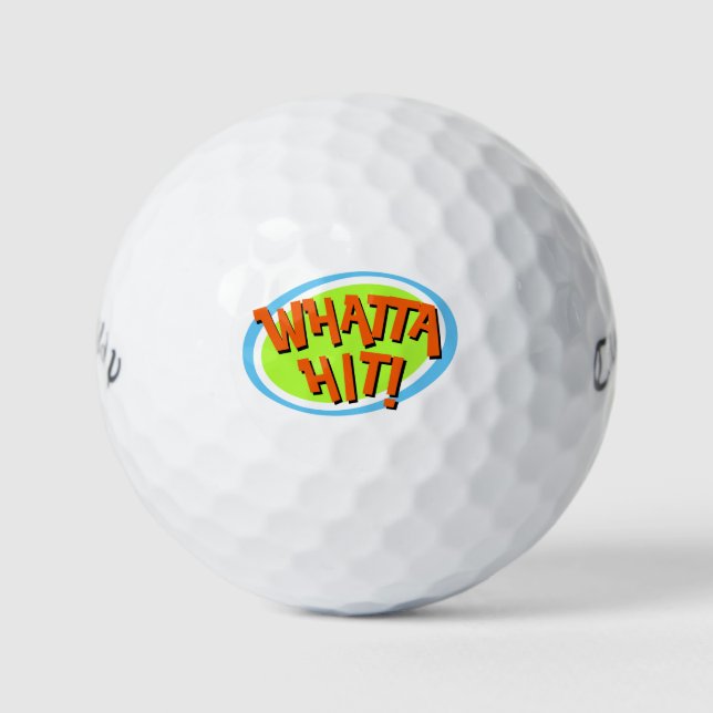 Pelotas De Golf Novedad divertida (Anverso)