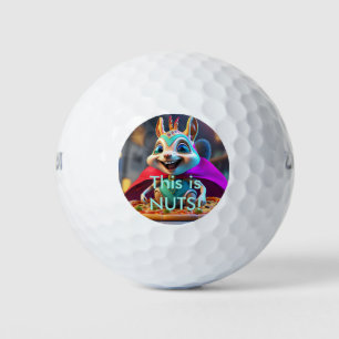 Pelotas De Golf Novedad Squirrel Pizza Nuts Golf Ball