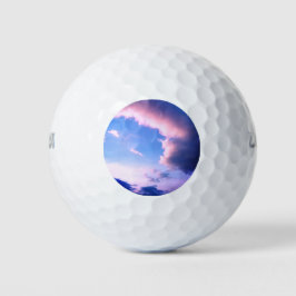 Pelotas De Golf Nubes rosadas