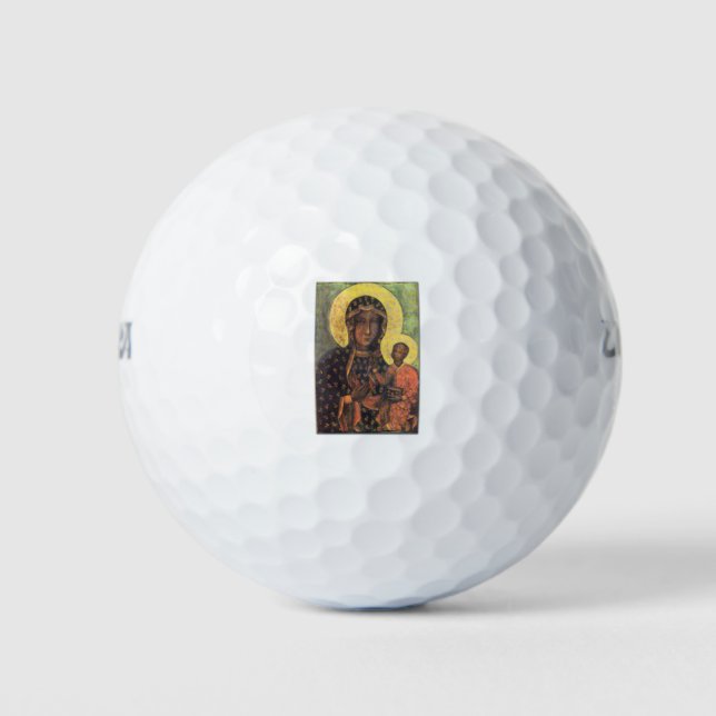 Pelotas De Golf Nuestra Señora de Czestochowa (Anverso)
