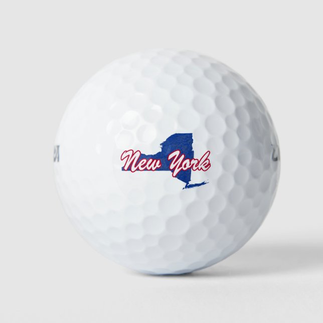 Pelotas De Golf Nueva York (Anverso)