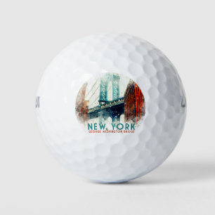 Pelotas De Golf Nueva York, puente George Washington,