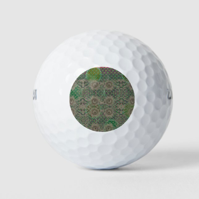 Pelotas De Golf Nuevo logo de texto personalizado (Anverso)