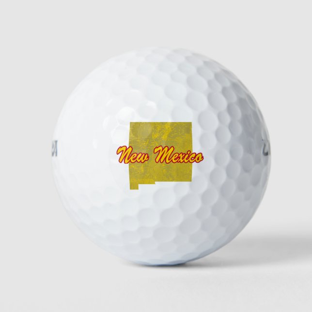 Pelotas De Golf Nuevo México (Anverso)