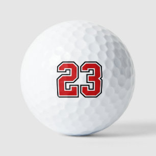 Pelotas De Golf Número 23 en negrita