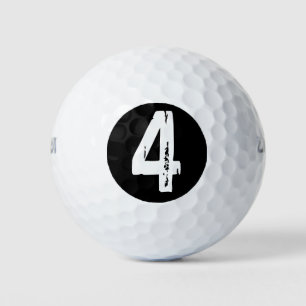 Pelotas De Golf Número deportivo cuatro