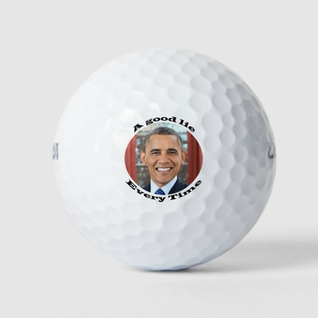 Pelotas De Golf Obama Good Lie (Anverso)