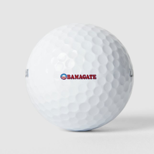 PELOTAS DE GOLF OBAMAGATE (Anverso)