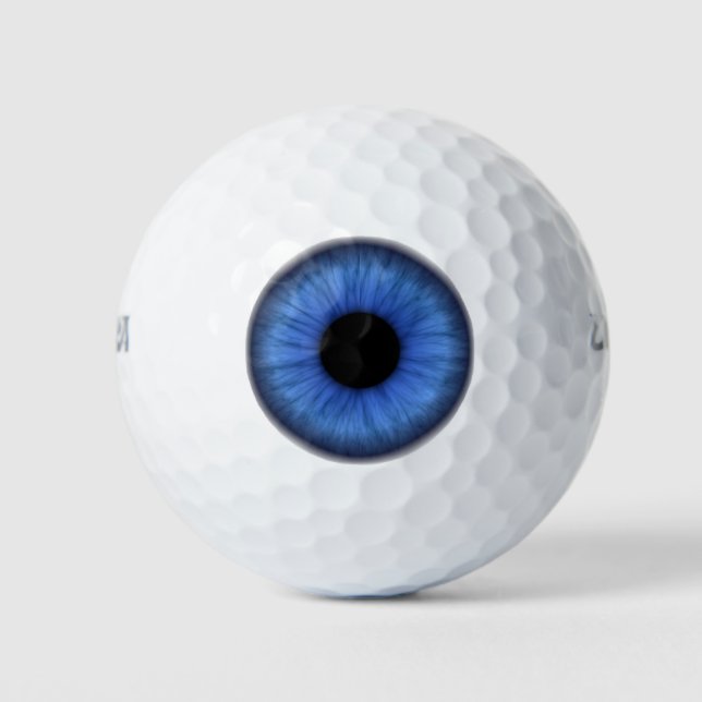 Pelotas De Golf Objetivo de ojo azul (Anverso)