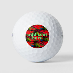 Pelotas De Golf Obra de arte original dibujada a mano.