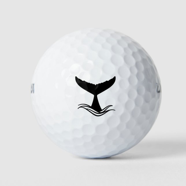 Pelotas De Golf Ocean Wave Whale Tail Golf Balls (Anverso)