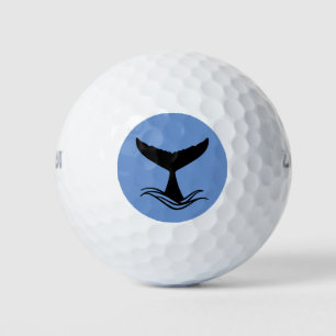 Pelotas De Golf Ocean Wave Whale Tail Golf Balls