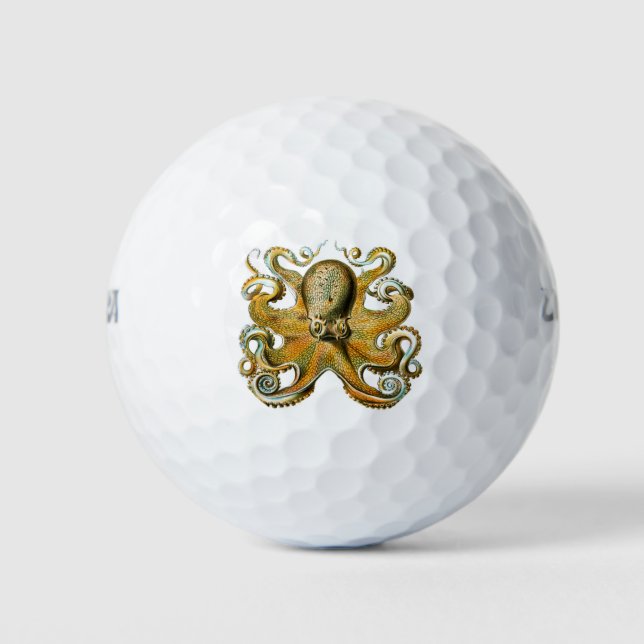 Pelotas De Golf Octopus (Anverso)