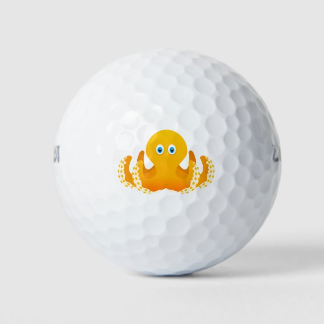 Pelotas De Golf Octopus (Anverso)