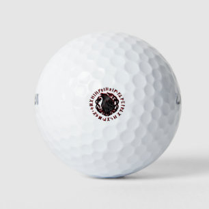 Pelotas De Golf Odin Ravens Huginn & Muninn VEGVISIR