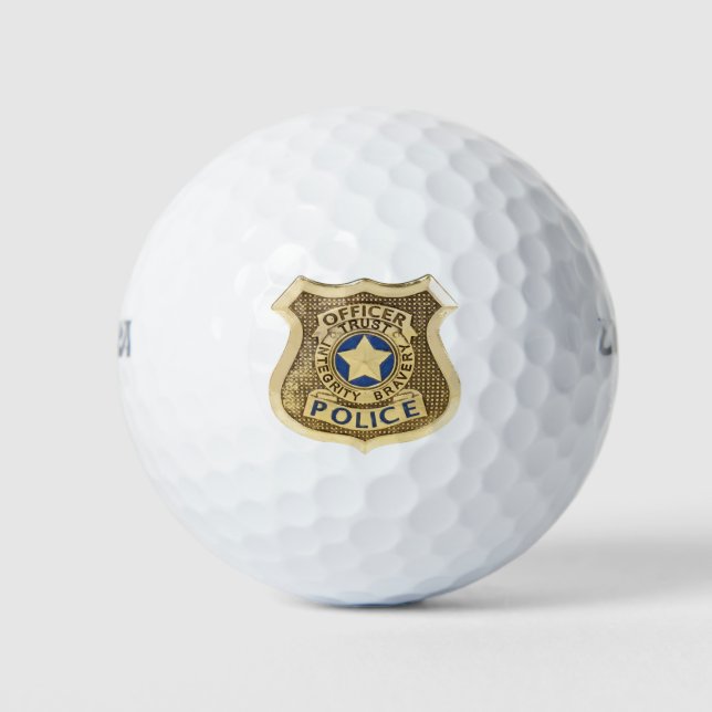 Pelotas De Golf Oficial de policía (Anverso)