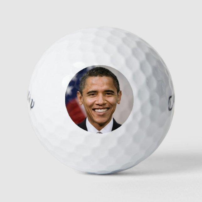 Pelotas De Golf Oficina del Presidente Electo Barack Obama (Anverso)