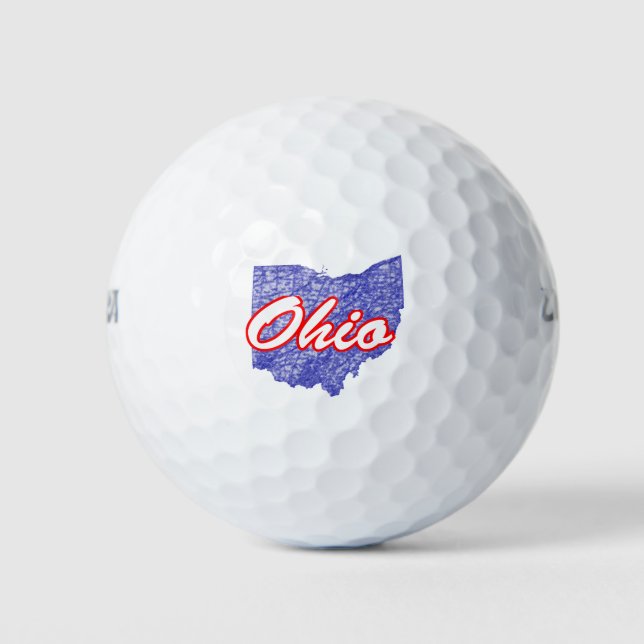 Pelotas De Golf Ohio (Anverso)