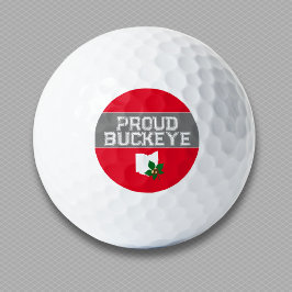 Pelotas De Golf Ohio Buckeye Proud