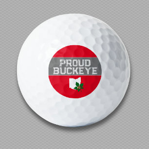 Pelotas De Golf Ohio Buckeye Proud