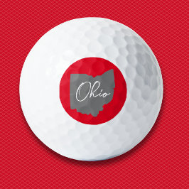 Pelotas De Golf Ohio Buckeye Proud