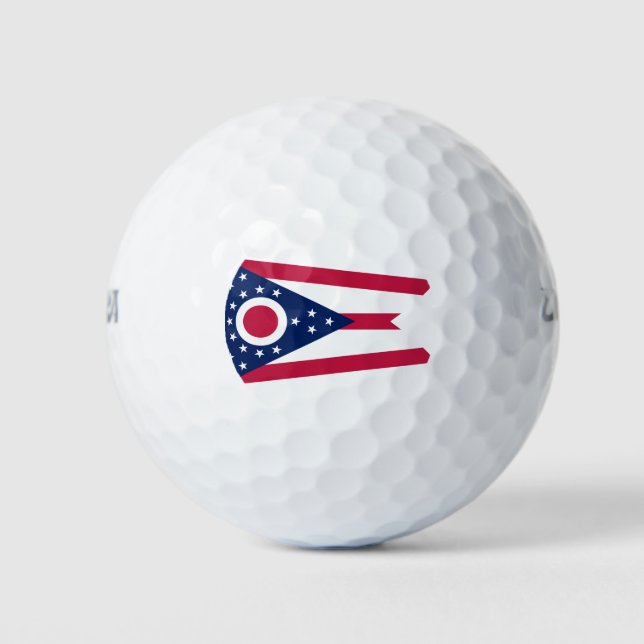PELOTAS DE GOLF OHIO FLAG (Anverso)