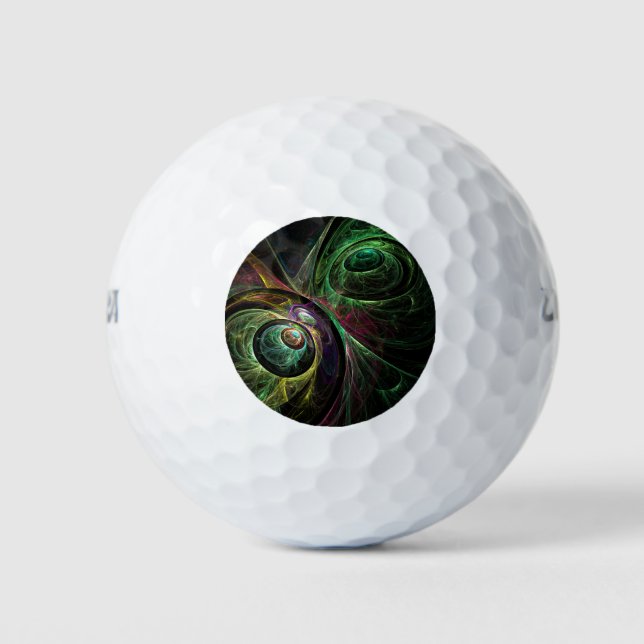 Pelotas De Golf Ojo a ojo Resumen arte (Anverso)