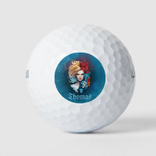 Pelotas De Golf Ojo de León y pelo estrellado
