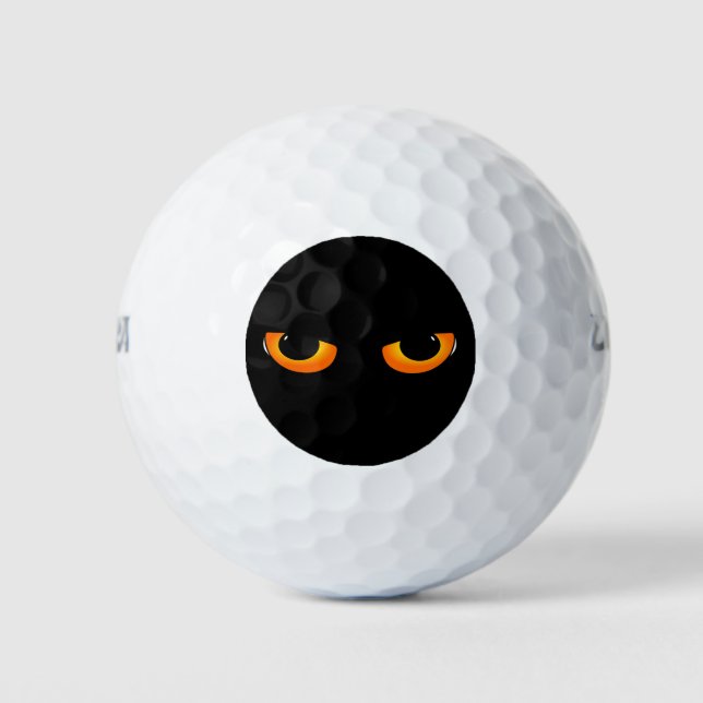 Pelotas De Golf Ojos de gato fantasmagóricos (Anverso)