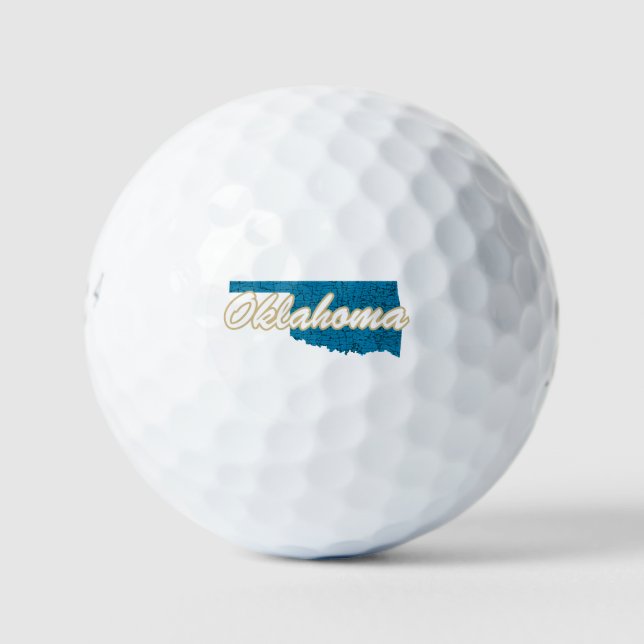 Pelotas De Golf Oklahoma (Anverso)