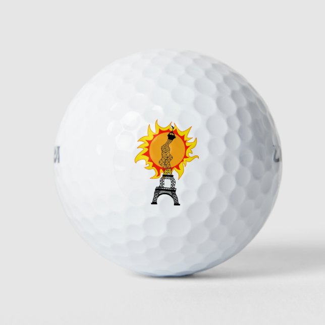 Pelotas De Golf Ola de calor europea (Anverso)