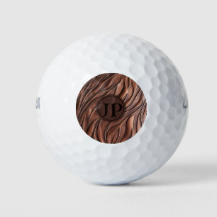 Pelotas De Golf Ola de fundición metálica de cobre 3D personalizad