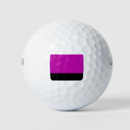 Pelotas De Golf Ombre blanco, rosa y negro