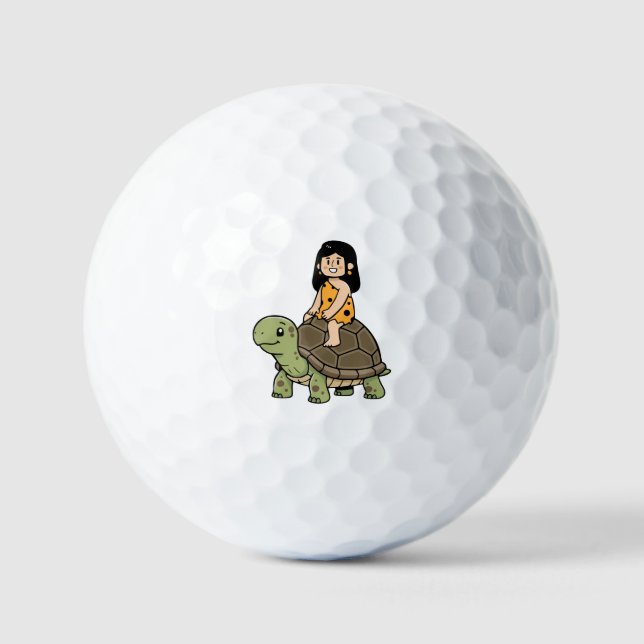 Pelotas De Golf Oona y la Tortuga (Anverso)