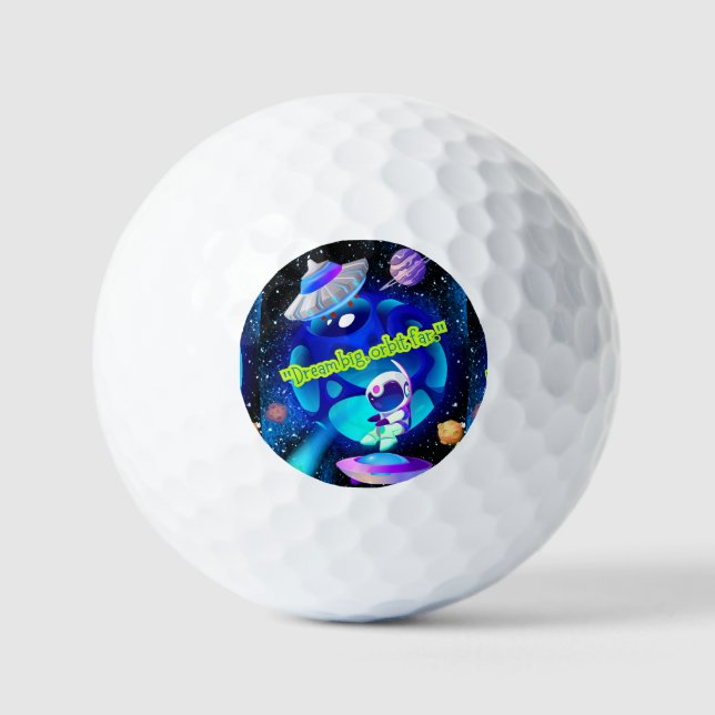 PELOTAS DE GOLF ORBITO DE SOÑO LEJOS (Anverso)