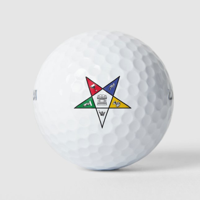 Pelotas De Golf Orden de Estrella del Este (Anverso)