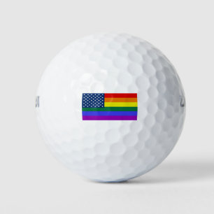 Pelotas De Golf Orgullo arcoiris de Estados Unidos