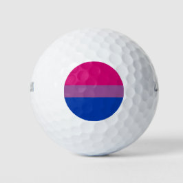 Pelotas De Golf Orgullo bisexual (Bandera Bi)