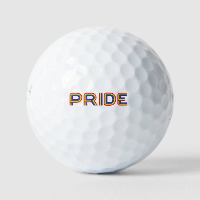 Pelotas De Golf Orgullo | Cartas arcoiris (Anverso)